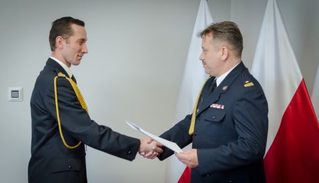 Mł. bryg. Radosław Osiecki nowym komendantem PSP w Ciechanowie