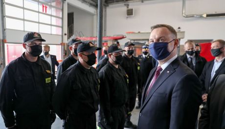 Duda w Płońsku: Na strażakach ochotnikach zawsze można polegać (zdjęcia)