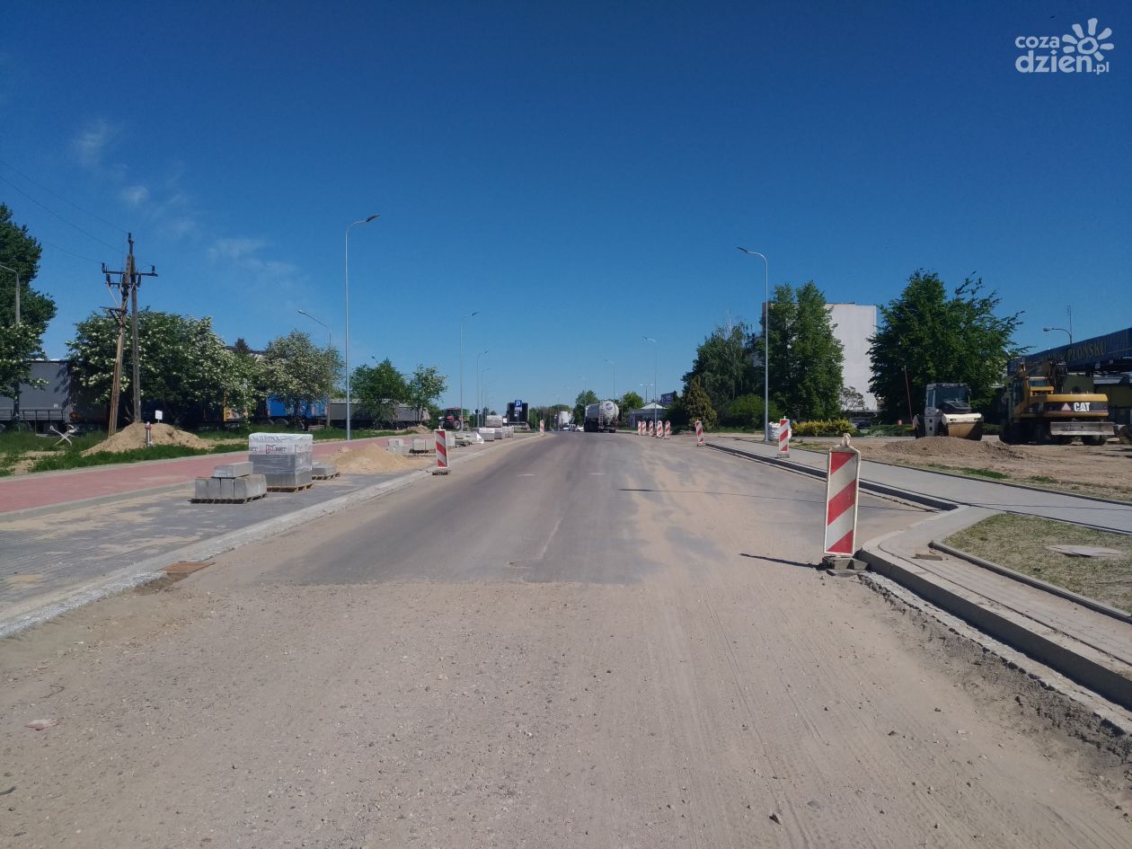 Płońsk. Przebudowa Mazowieckiej na finiszu