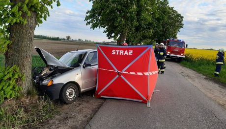 Nasierowo Dolne. Uderzył w drzewo i zginął na miejscu