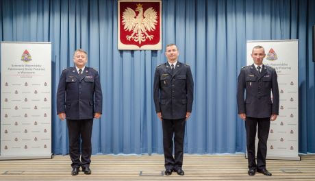 Nowy komendant ciechanowskich strażaków (zdjęcia)