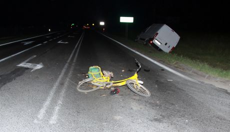 Rowerzysta nie ustąpił pierwszeństwa na siódemce, był nietrzeźwy