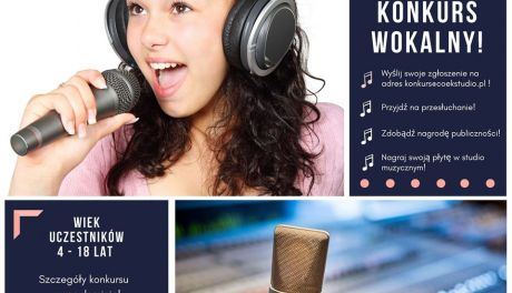 Konkurs wokalny! Nagrodą główną nagranie płyty w studio muzycznym