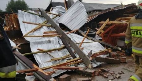 Piątkowa wichura nad powiatem ciechanowskim (zdjęcia)