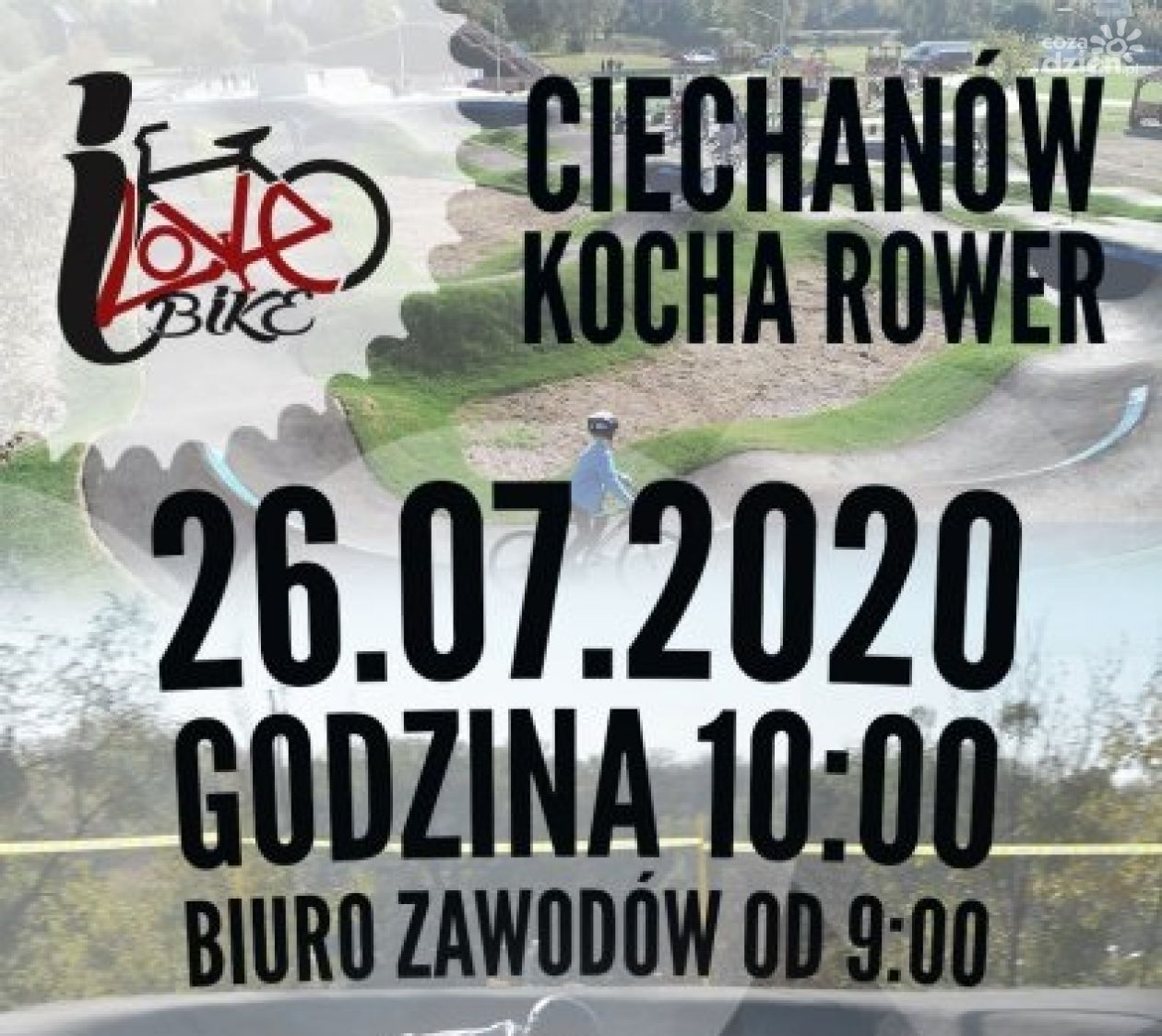 Ciechanowski pumptruck areną zmagań rowerzystów