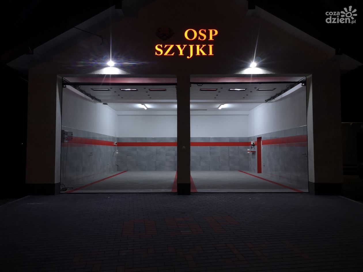 Garaż OSP Szyjki wyremontowany