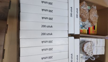 Policja w Mławie skonfiskowała kontrabandę za ponad 35 tys. zł.