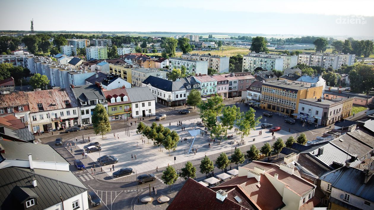 Płońsk. Umowa na rewitalizację rynku podpisana. 
