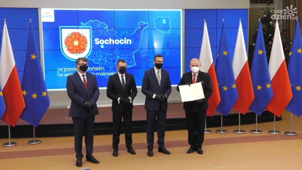 Sochocin. Akt nadania praw miejskich wręczony!