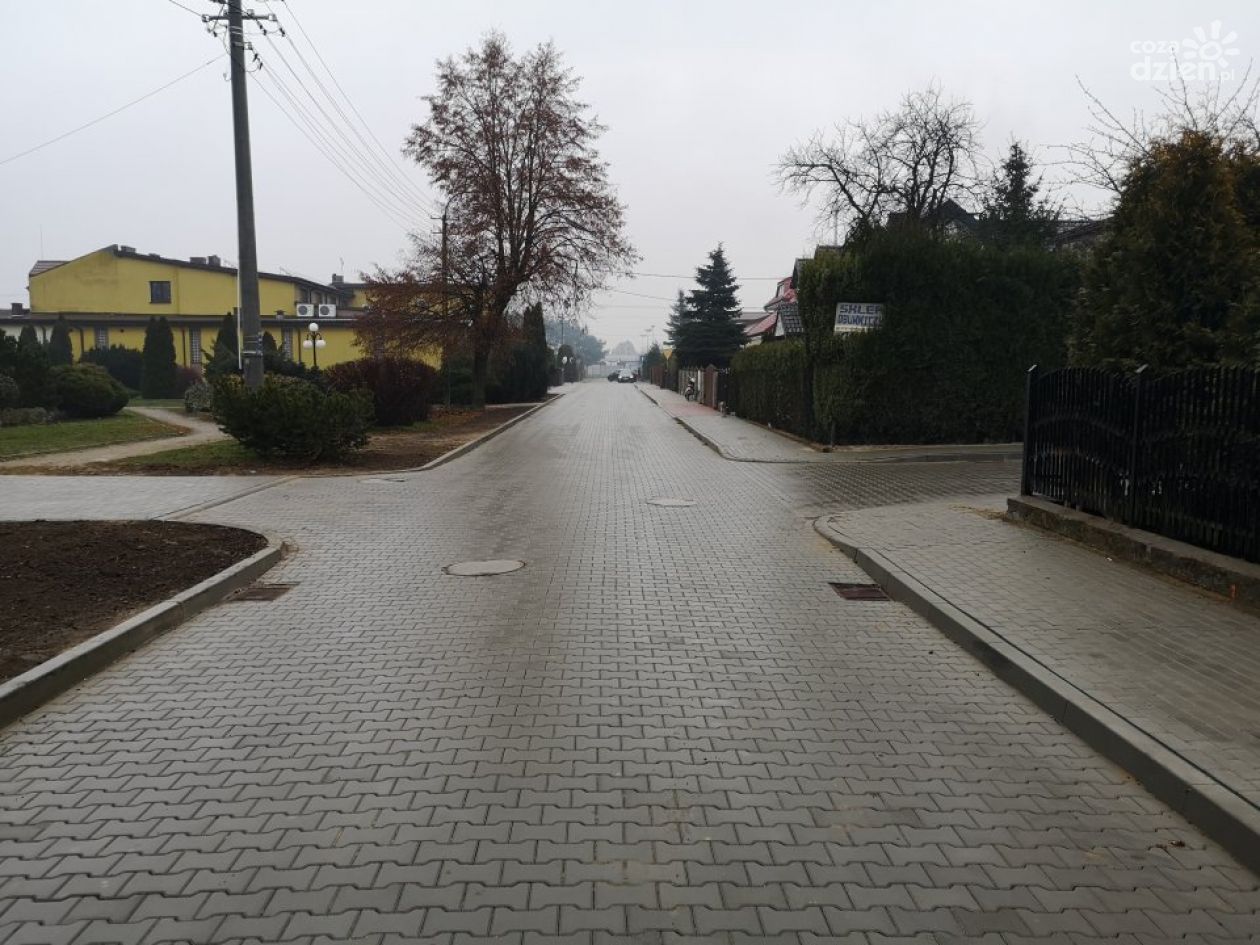 Glinojeck. Parkowa i Ogrodowa już po remoncie
