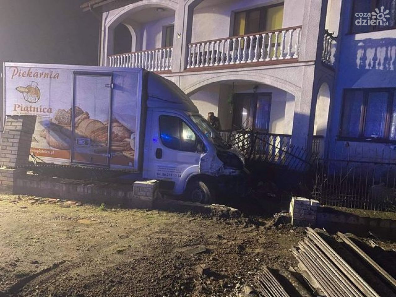 Po pieczywo do ogródka...czyli wypadek w Wężewie