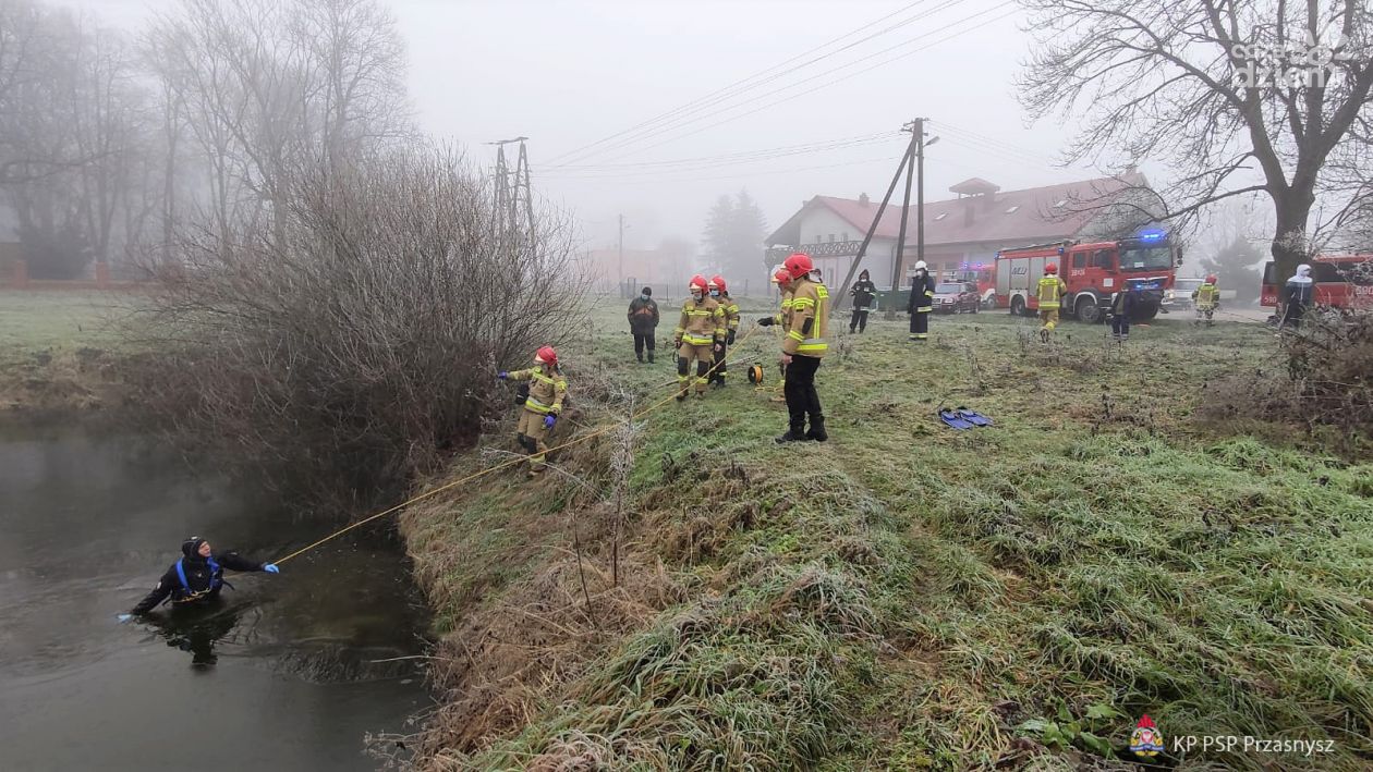 Wyłowiono ciało mężczyzny w Rostkowie