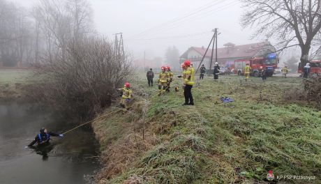 Wyłowiono ciało mężczyzny w Rostkowie