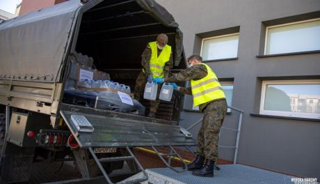Terytorialsi dostarczyli ponad 2 tysiące litrów płynów do dezynfekcji 