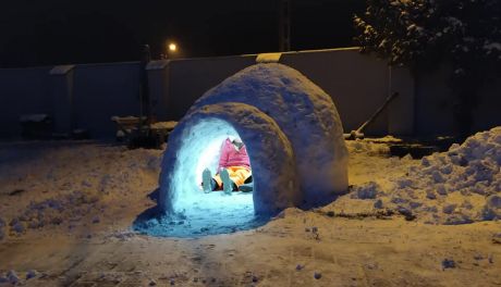 Igloo na wynajem?? Gratulujemy kreatywności!