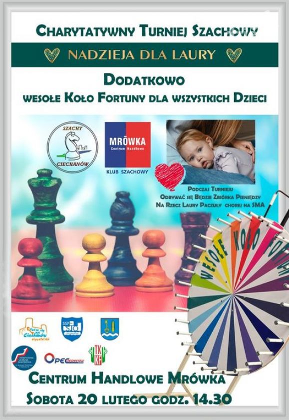 Zagraj w szachy- pomóż Laurze!