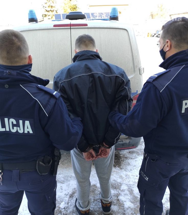 U sąsiadów: 21-latek za kratkami
