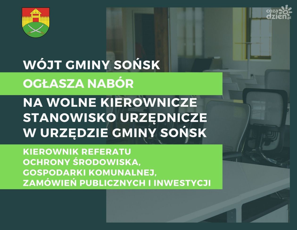 Urząd Gminy w Sońsku szuka pracownika!