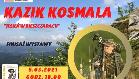 „Jesień w Bieszczadach”. Finisaż wystawy Kazika Kosmali w Galerii na Pięterku
