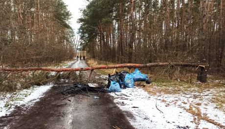 Sochocin. Posprzątali teren wokół Wkry. Efekt?Ponad 2000 litrów śmieci!