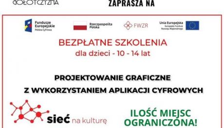 GOK w Gołotczyźnie. Ruszyły zapisy na szkolenia z projektowania graficznego!