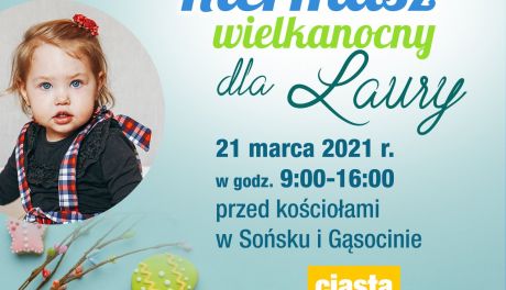Kiermasz wielkanocny dla Laury w najbliższą niedzielę