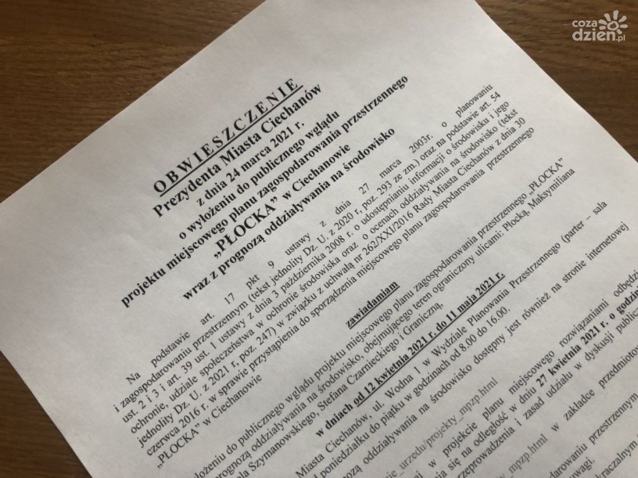 Plan zagospodarowania przestrzennego 