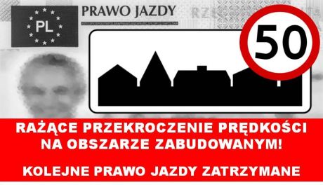 Pędził ponad 100 km/h w terenie zabudowanym!