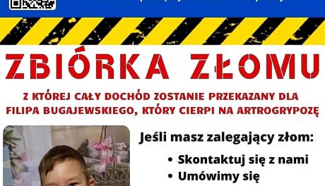 W Ciechanowie będą zbierać złom dla Filipka!