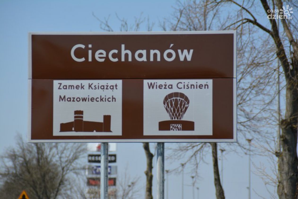 Największe atrakcje Ciechanowa na tablicach