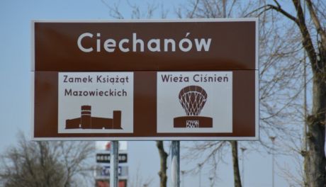 Największe atrakcje Ciechanowa na tablicach