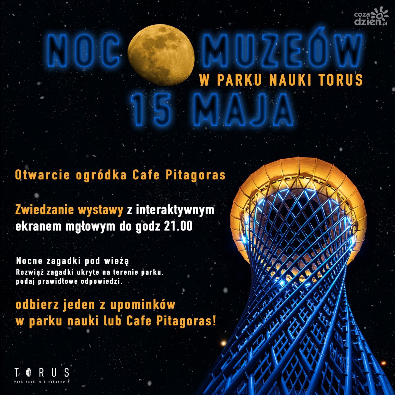 Przed nami Noc muzeów w Parku Nauki Torus!