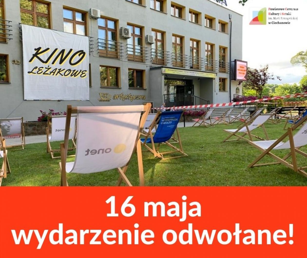 Kino leżakowe odwołane!