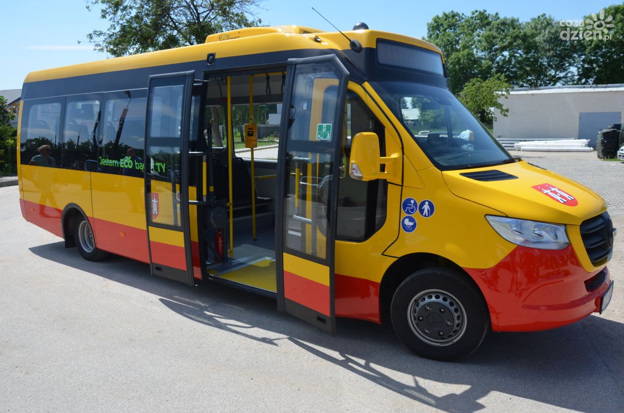 Pierwszy przejazd płońskiego autobusu miejskiego