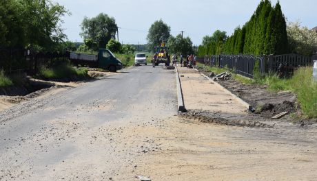 I etap przebudowy drogi w Rykaczewie na finiszu