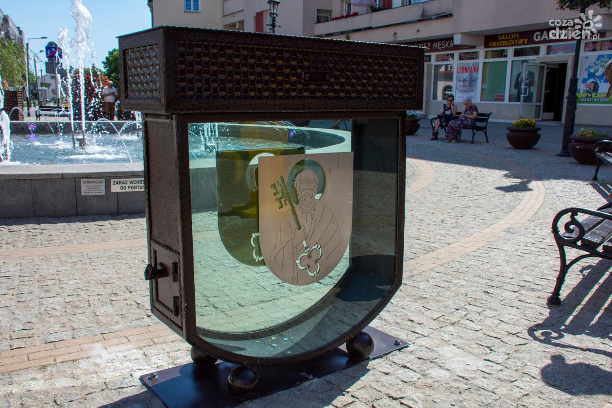 Skarbonka w centrum Ciechanowa