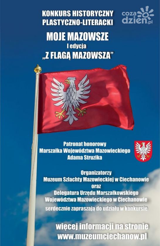 Flaga Mazowsza tematem konkursu historycznego