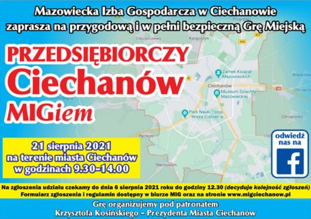 Ciechanowski MIG zaprasza na grę terenową!