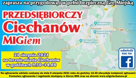 Ciechanowski MIG zaprasza na grę terenową!