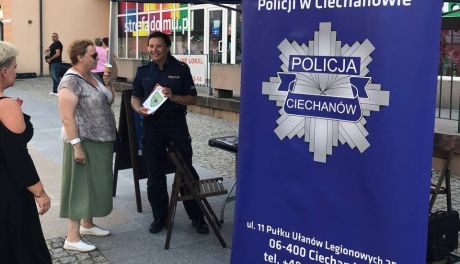 Ciechanowscy policjanci w trosce o seniorów