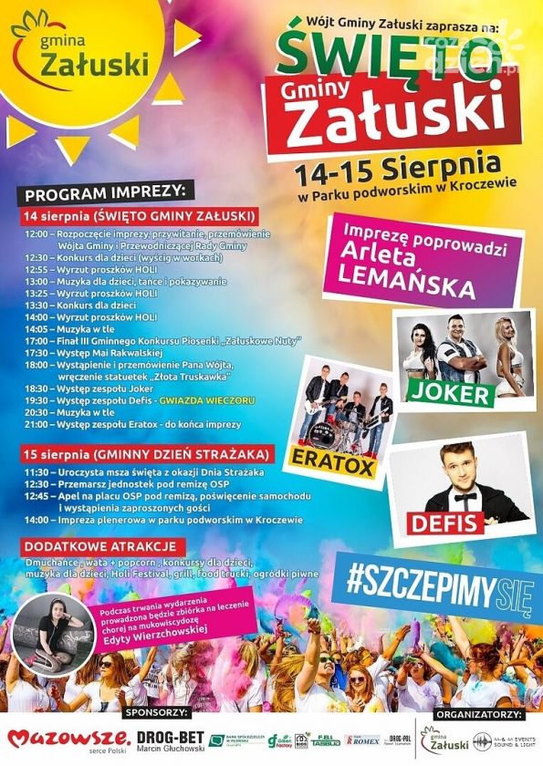 Defis, Eratox i Joker - to gwiazdy Święta Gminy Załuski