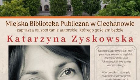 MBP w Ciechanowie. Przed nami kolejne spotkanie autorskie