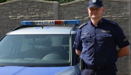 Dzielnicowy z Wieczfni Kościelnej uratował życie 63-latka