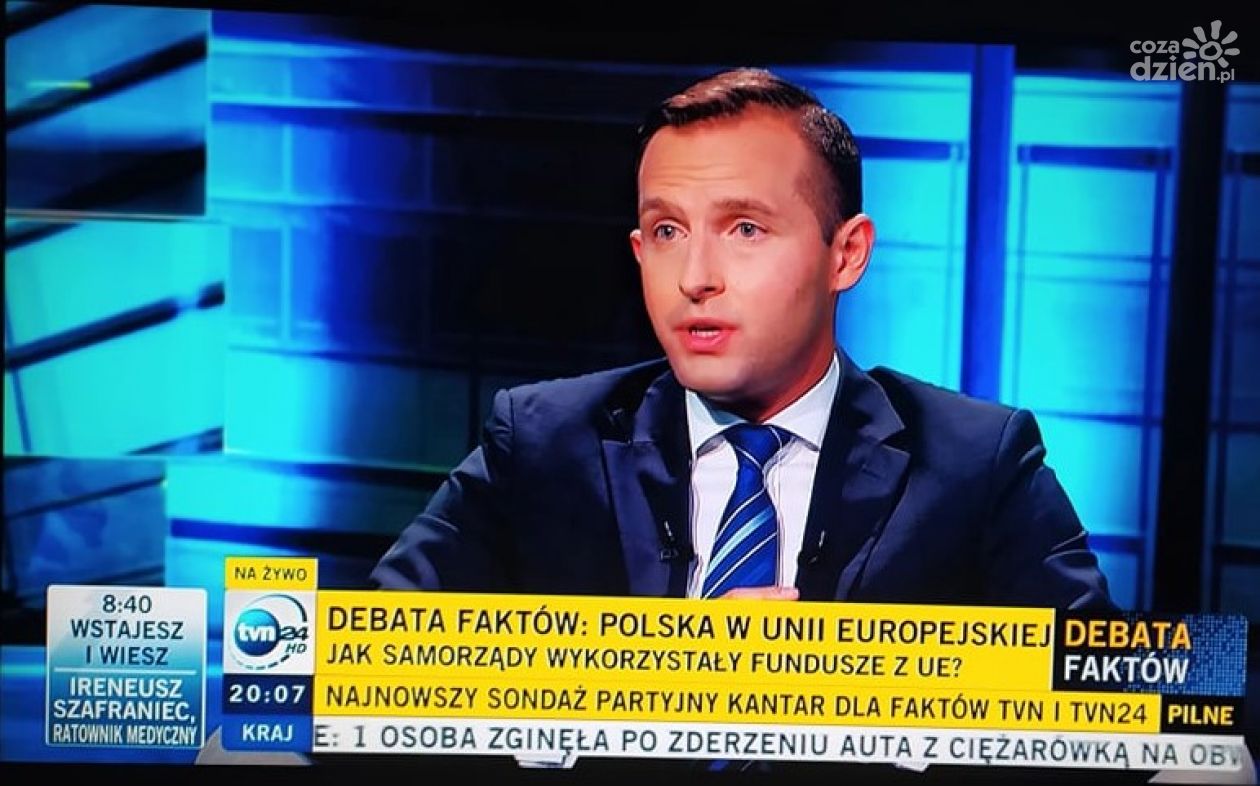 Prezydent Kosiński w TVN 24