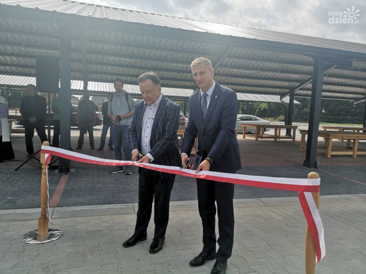 Nowe targowisko w Glinojecku - zobacz cywilizacyjny skok