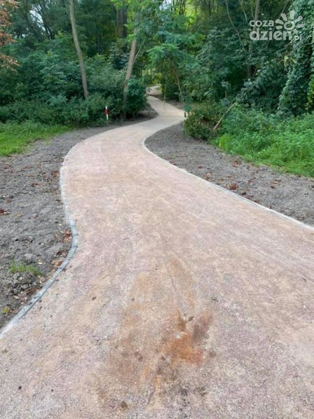 Ścieżki pieszo-rowerowe na Kąpielisku Krubin już prawie ukończone