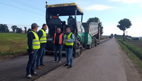 Droga Opinogóra-Długołęka "się robi". Jest przejezdna