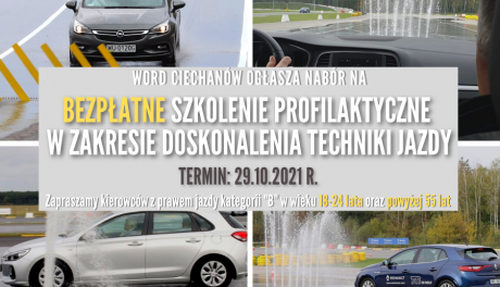 Uwaga kierowcy! Chcecie bezpłatnie spróbować swoich sił na płycie poślizgowej? 