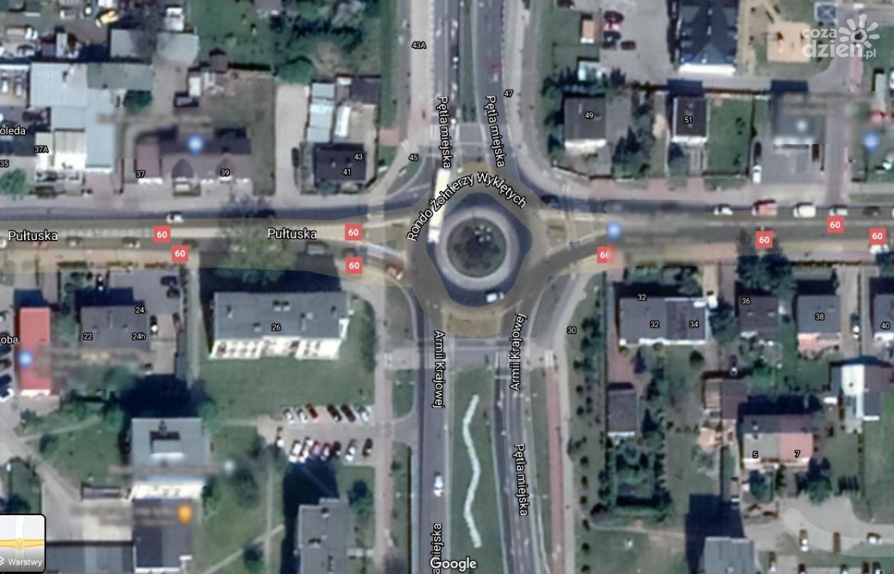 Potrącenie na rondzie, widziałeś wypadek?