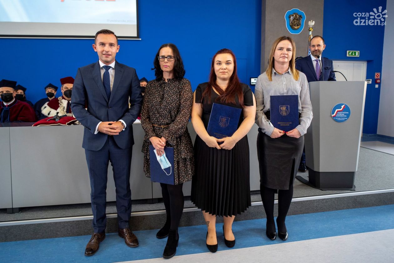 Prezydent Ciechanowa nagrodził studentów